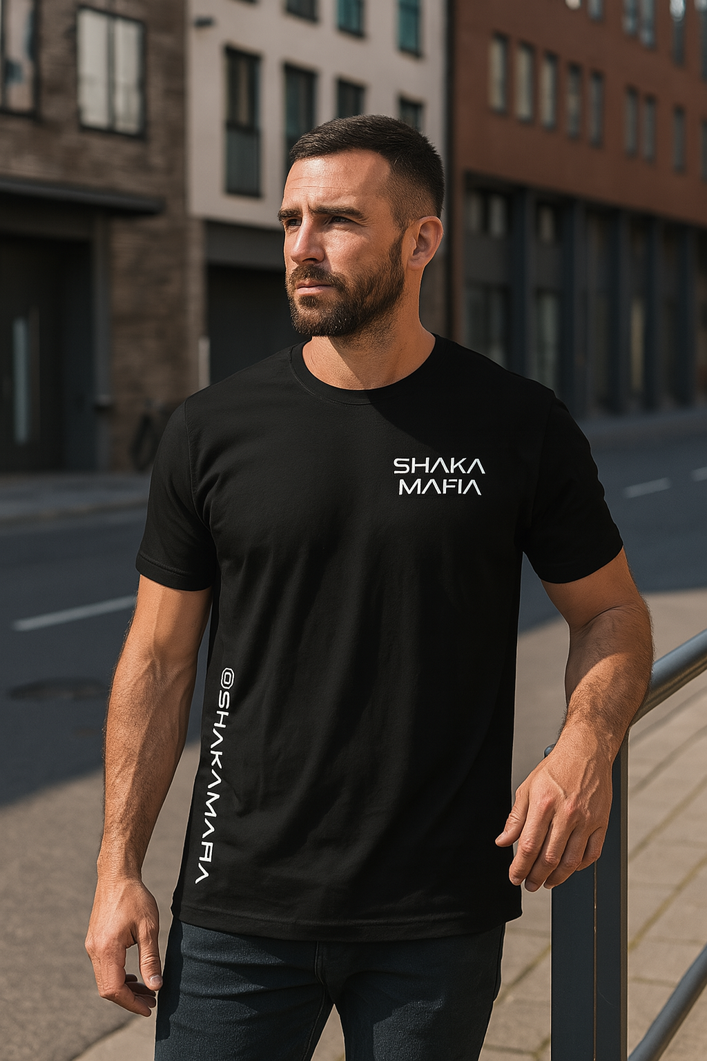 Shaka Mafia Signature Tee – Black
